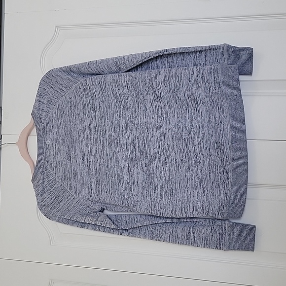 💲1️⃣ 90 Degrees by Reflex XS Women Grey Crew Lightweight Longsleeve Sweater - Picture 7 of 13